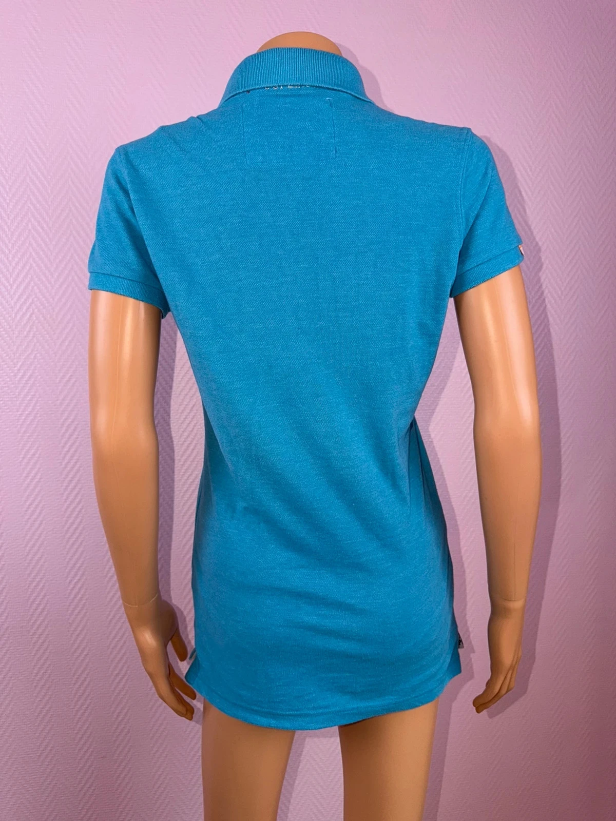 Polo femme superdry taille l propre peu mis – photo 4